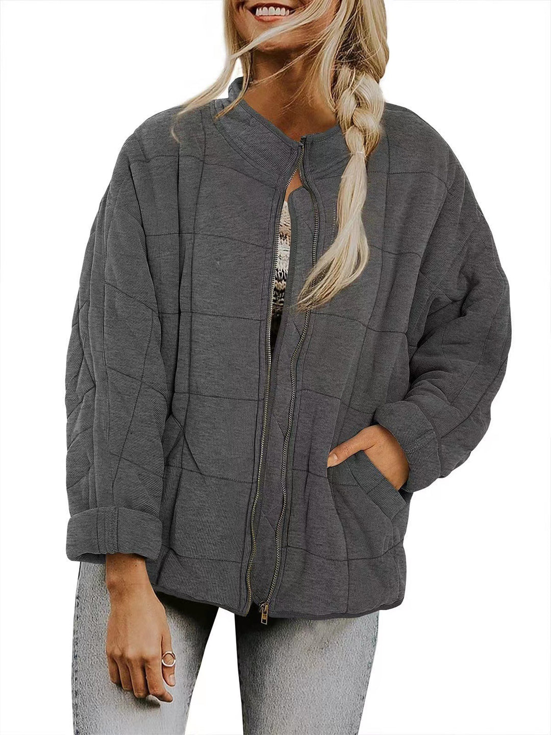 Virelle™ – Cotton Blend Pocket Jacket