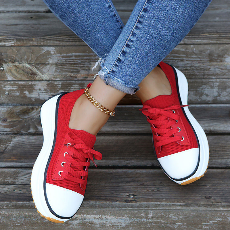 Aloria™ – Canvas Lift Sneakers