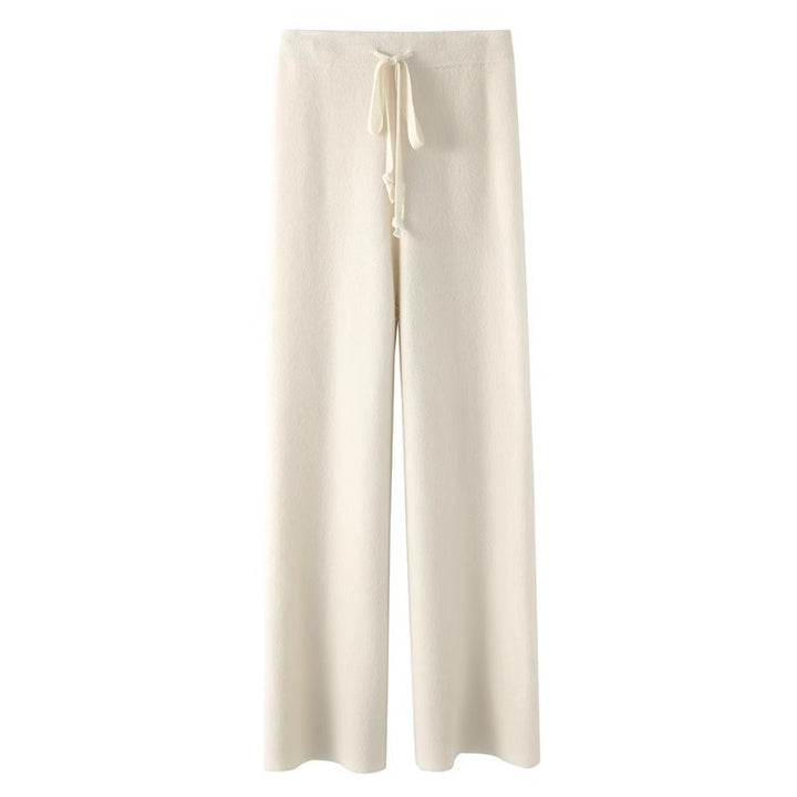 DrapeFlow™ – Women’s Knit Wide-Leg Lounge Pants