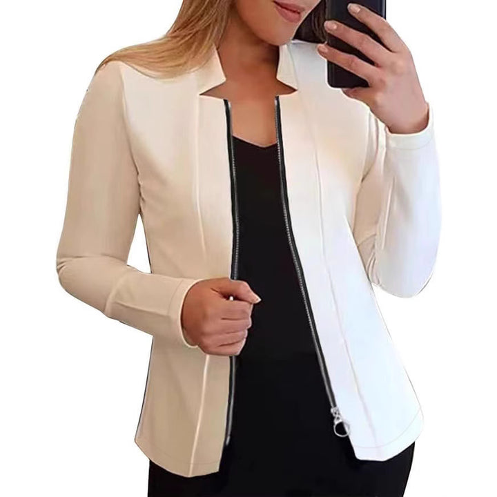 Zephea™ – Women Sleek Zipper Suit Jacket