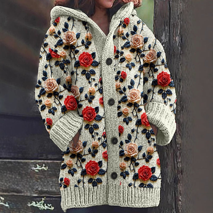 Enchanta™ | Women’s Hooded Mid-Length Sweater Coat