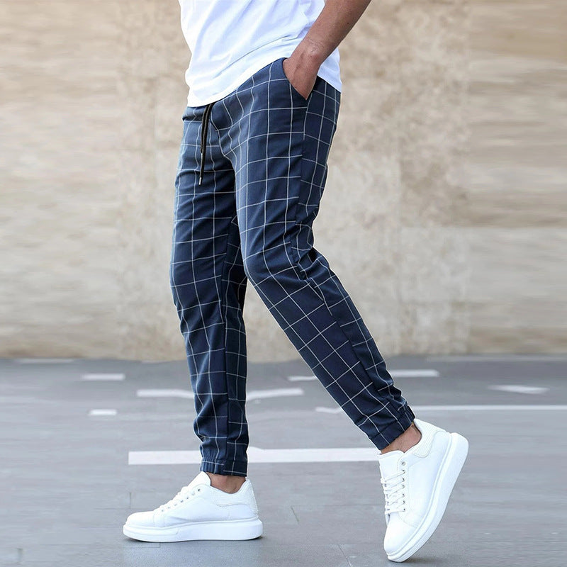 Rovan™ – Relaxed Fit Plaid Trousers