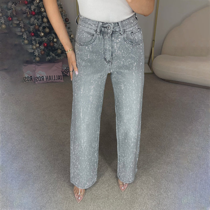 BlueWave™ – Versatile High Waist Denim Pants for Women