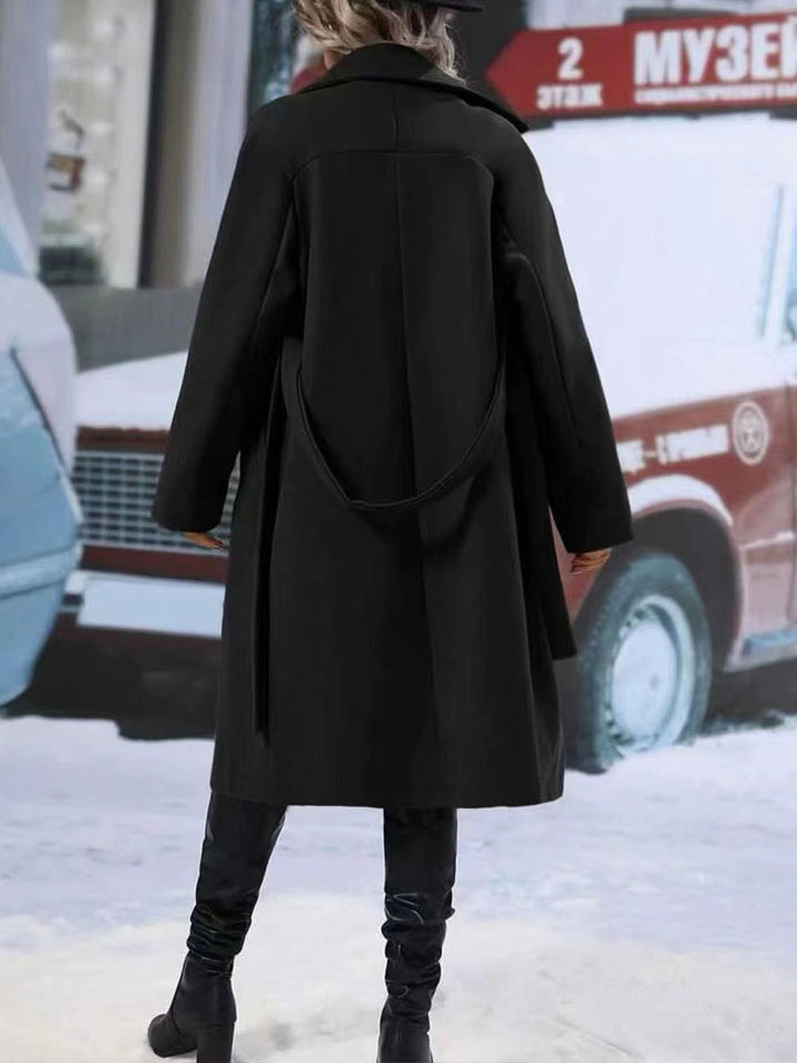 Marvelle™ – Woman Sleek Longline Trench Coat