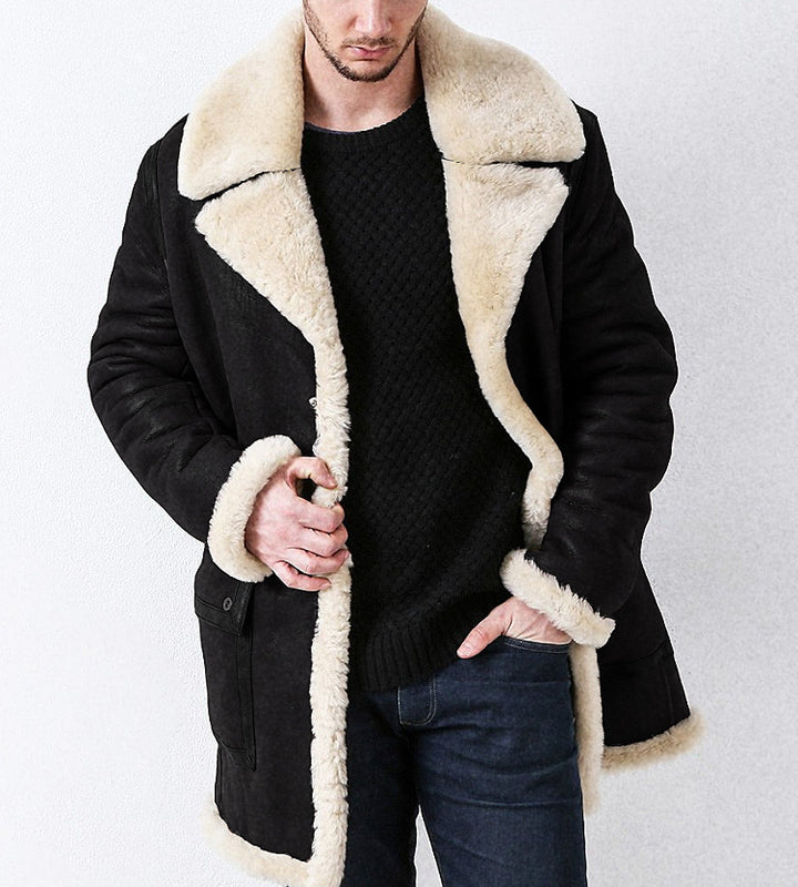 NordShield™ – Thickened Fur Men’s Overcoat