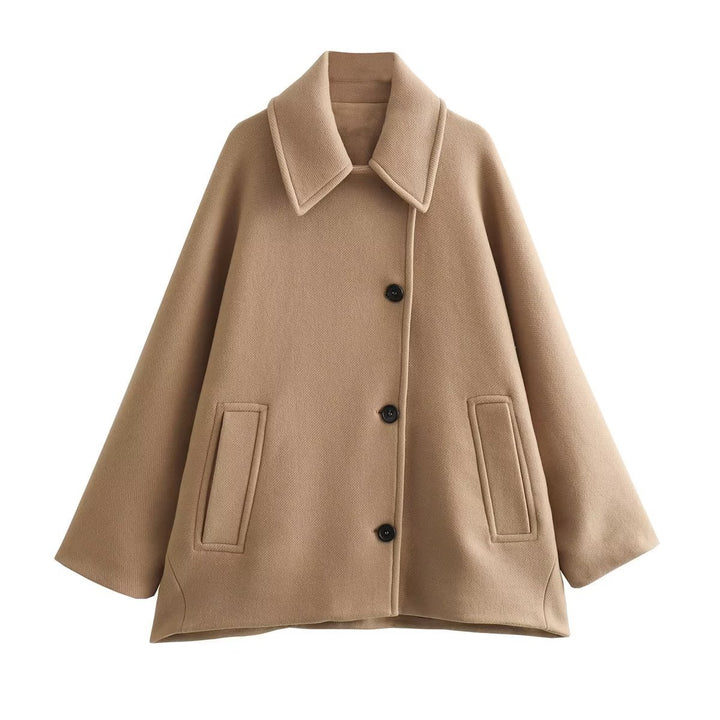 Brivelle™ – Women’s Casual Woolen Coat