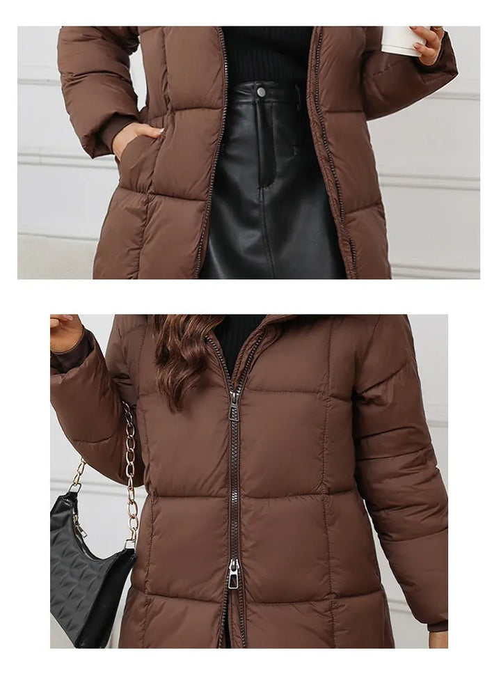 Delyssa™ – Women’s Plus Hooded Winter Coat