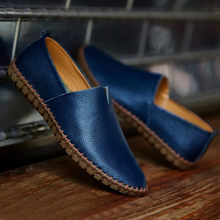 Corven™– Classic Leather Slip-Ons