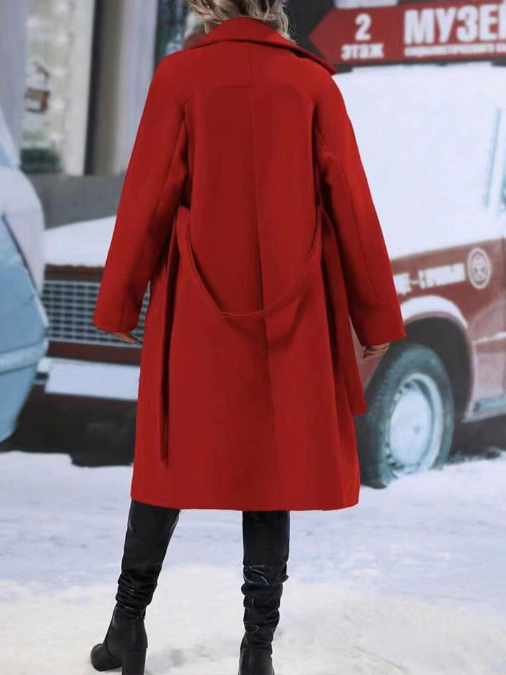 Marvelle™ – Woman Sleek Longline Trench Coat