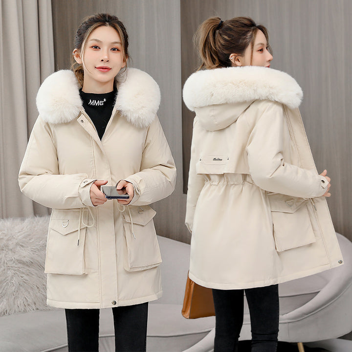 Cressida™ – Velvet Woman Lined Elegant Winter Coat