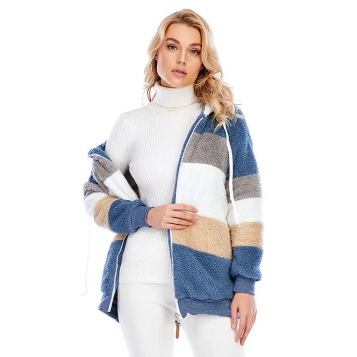 Avelora™ – Women’s Fleece Zip Cardigan