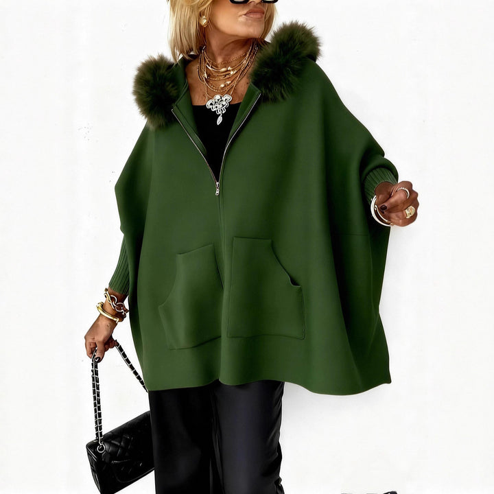 Alessia™ – Women’s Plush Hooded Zip-Cardigan