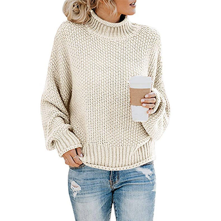 ChillGuard™ – Classic Woman High-Neck Knit Pullover