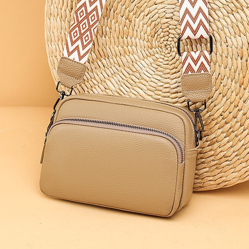 Noir & Blanc Everyday Leather Luxe Bag