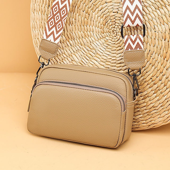Noir & Blanc Everyday Leather Luxe Bag