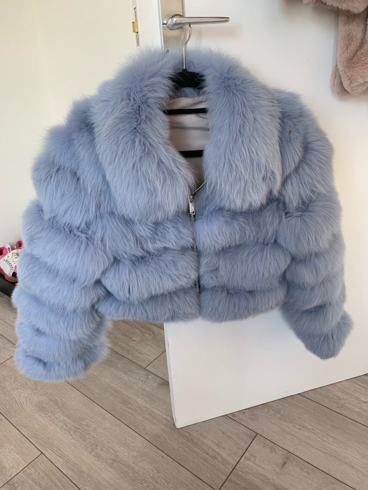 Fiorenze™ | Luxe Real Fox Fur Winter Coat