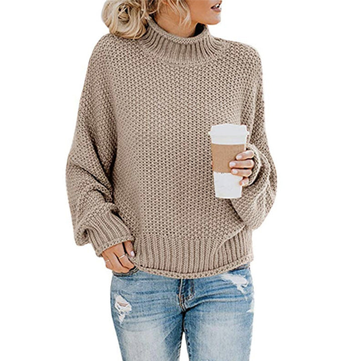 ChillGuard™ – Classic Woman High-Neck Knit Pullover