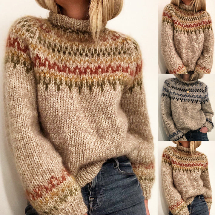 Helga – Printed Icelandic Sweater