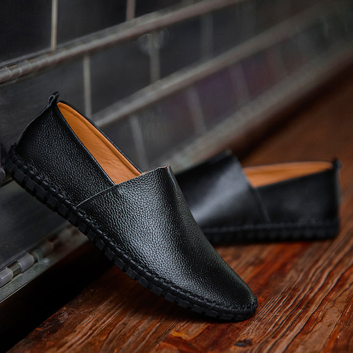 Corven™– Classic Leather Slip-Ons