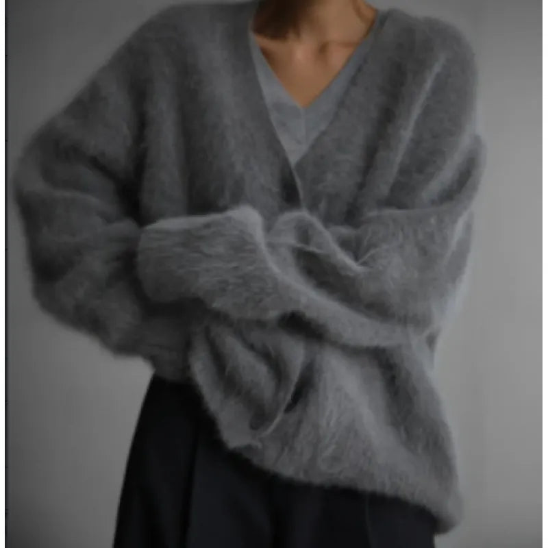 Serave™ – Women’s Loose V-Neck Cardigan