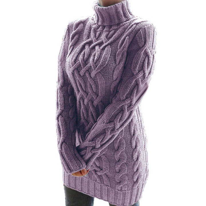 Viktoria™ Women's Double Lapel Winter Sweater Dress