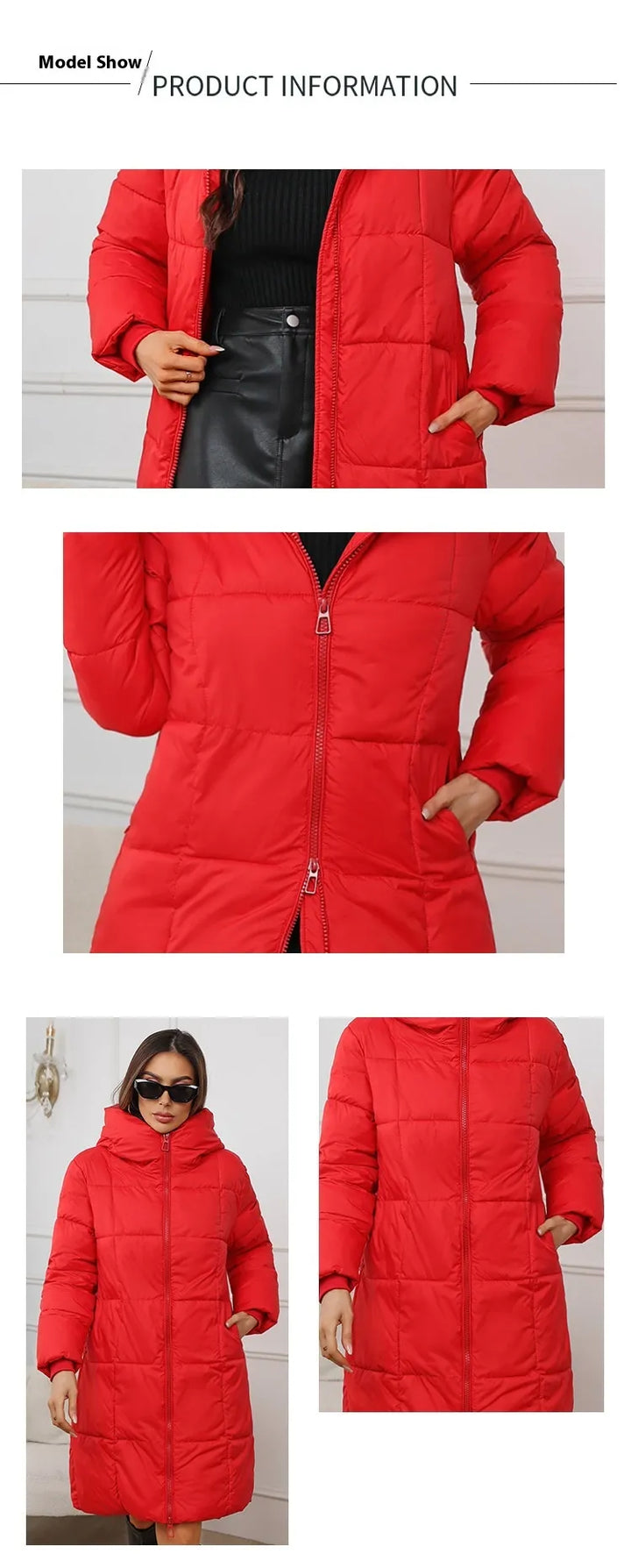 Delyssa™ – Women’s Plus Hooded Winter Coat