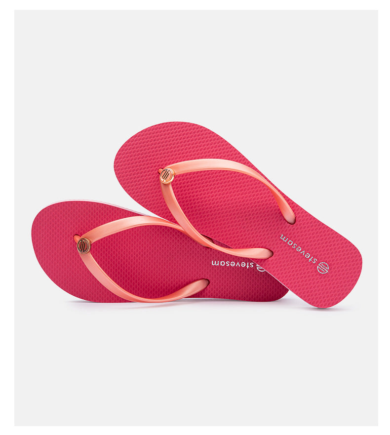 RivetWave™ – Women’s Studded Beach Flip-Flop Slippers