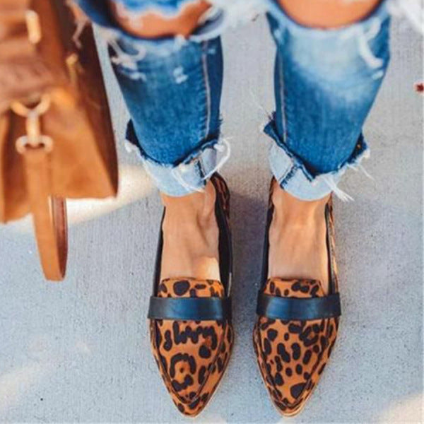 Avenelle™ – Classic Pointed Mid-Heel Loafer