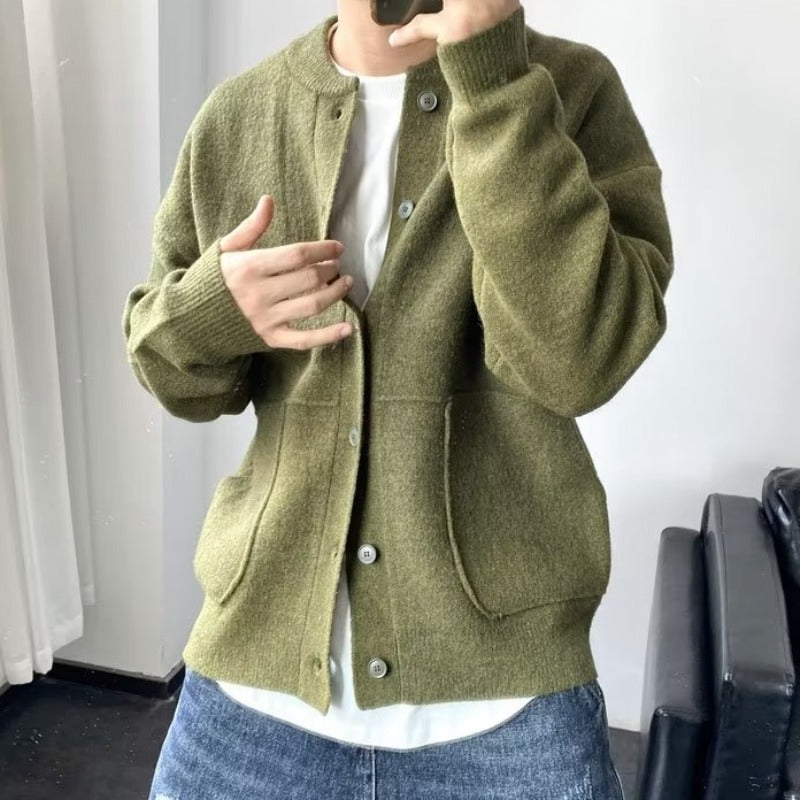 Brayden™ – Wool Knit Cardigan