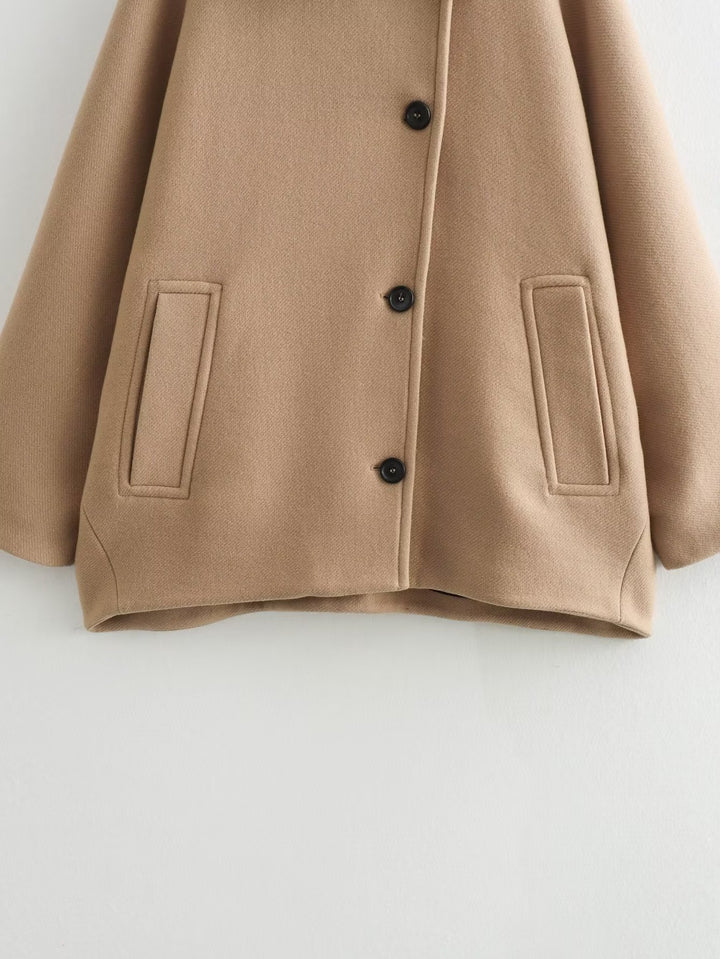 Brivelle™ – Women’s Casual Woolen Coat