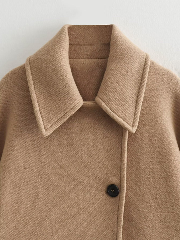 Brivelle™ – Women’s Casual Woolen Coat