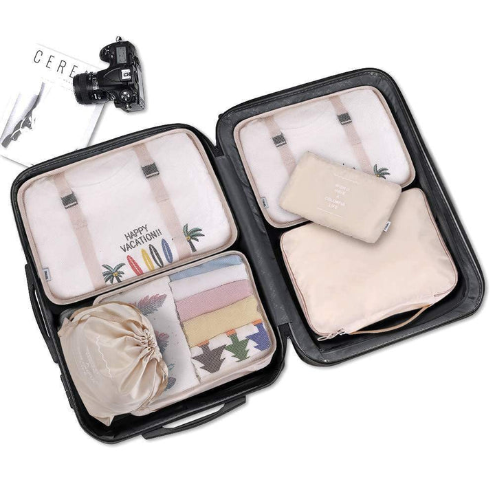 PackNest™ – 8-Piece Travel Organizer Storage Set