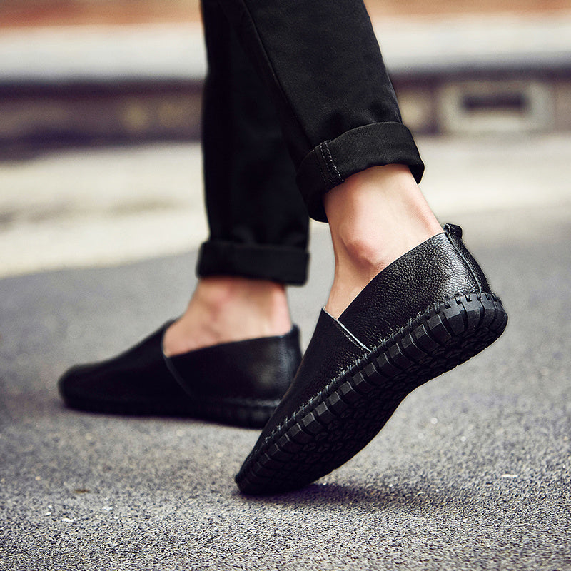 Corven™– Classic Leather Slip-Ons