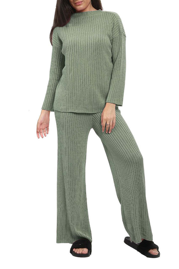 Seraphine™ – Women’s Chunky Ribbed Knit Loungewear Set