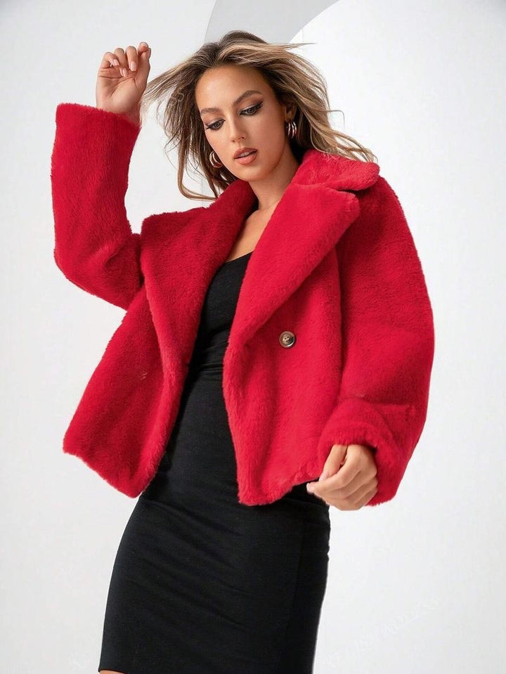 Faylora™ – Women’s Short Fox Fur Coat