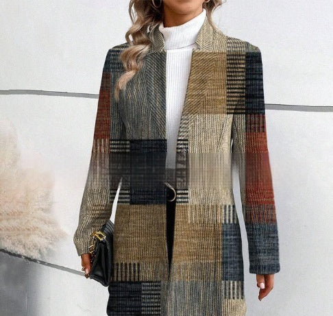Novelle™ Artistic Trench Coat – Women’s Mid-Length Coat