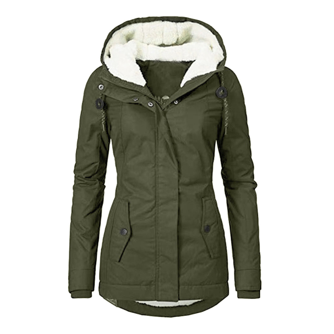 Velleora™ – Casual Woman Warm Hooded Jacket with Pockets