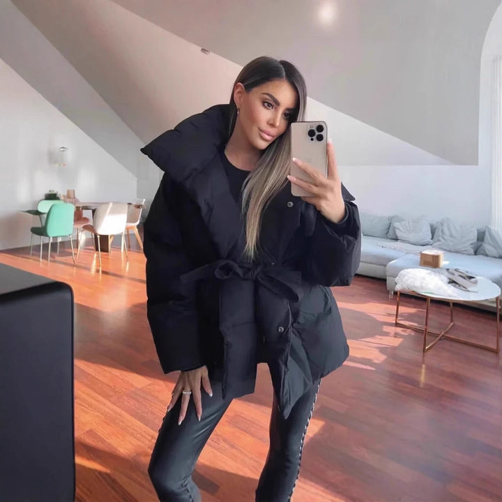 EssentialEase™ – Warm & Loose Cotton Coat