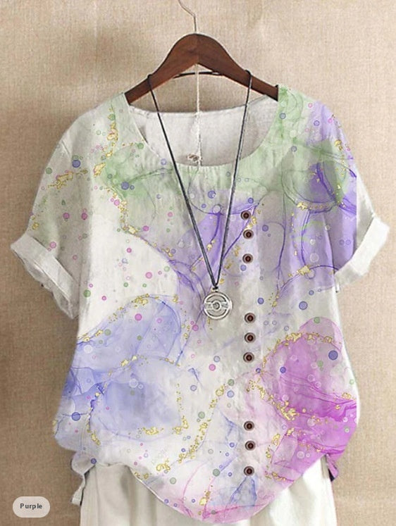 Florynna™ – BloomSoft Linen Top