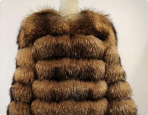 Fiorenze™ | Women’s Fluffy Fox Fur Coat
