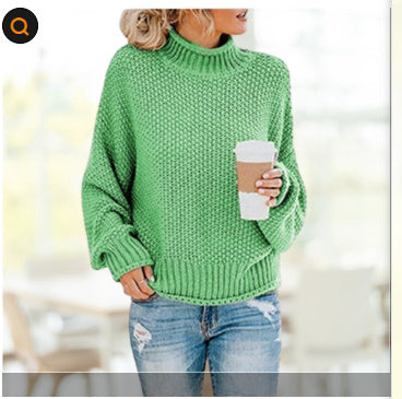 ChillGuard™ – Classic Woman High-Neck Knit Pullover