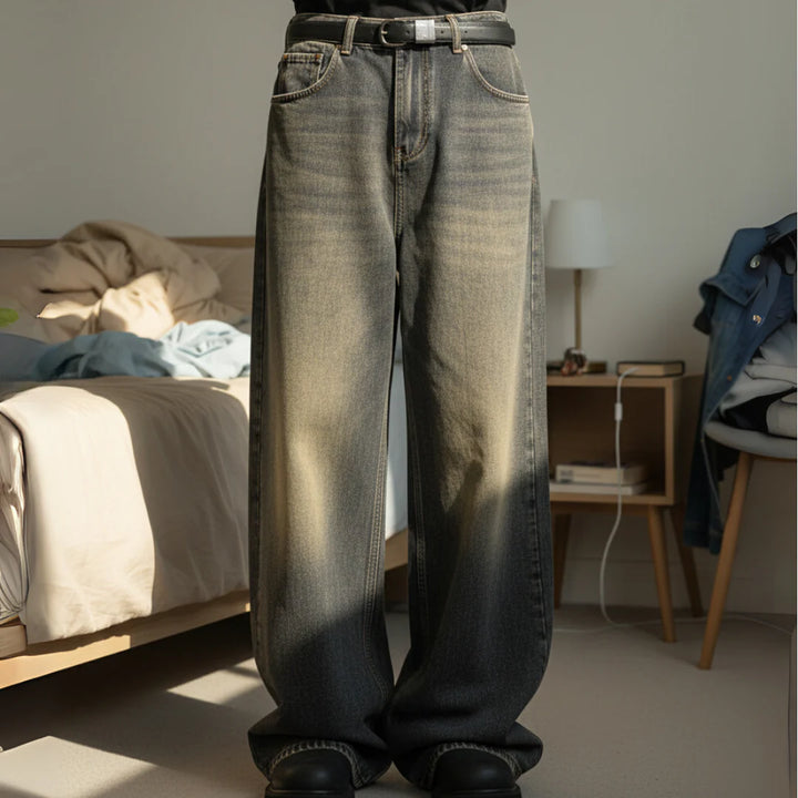RetroFlow™ – Unisex Loose-Fit Vintage Denim Jeans