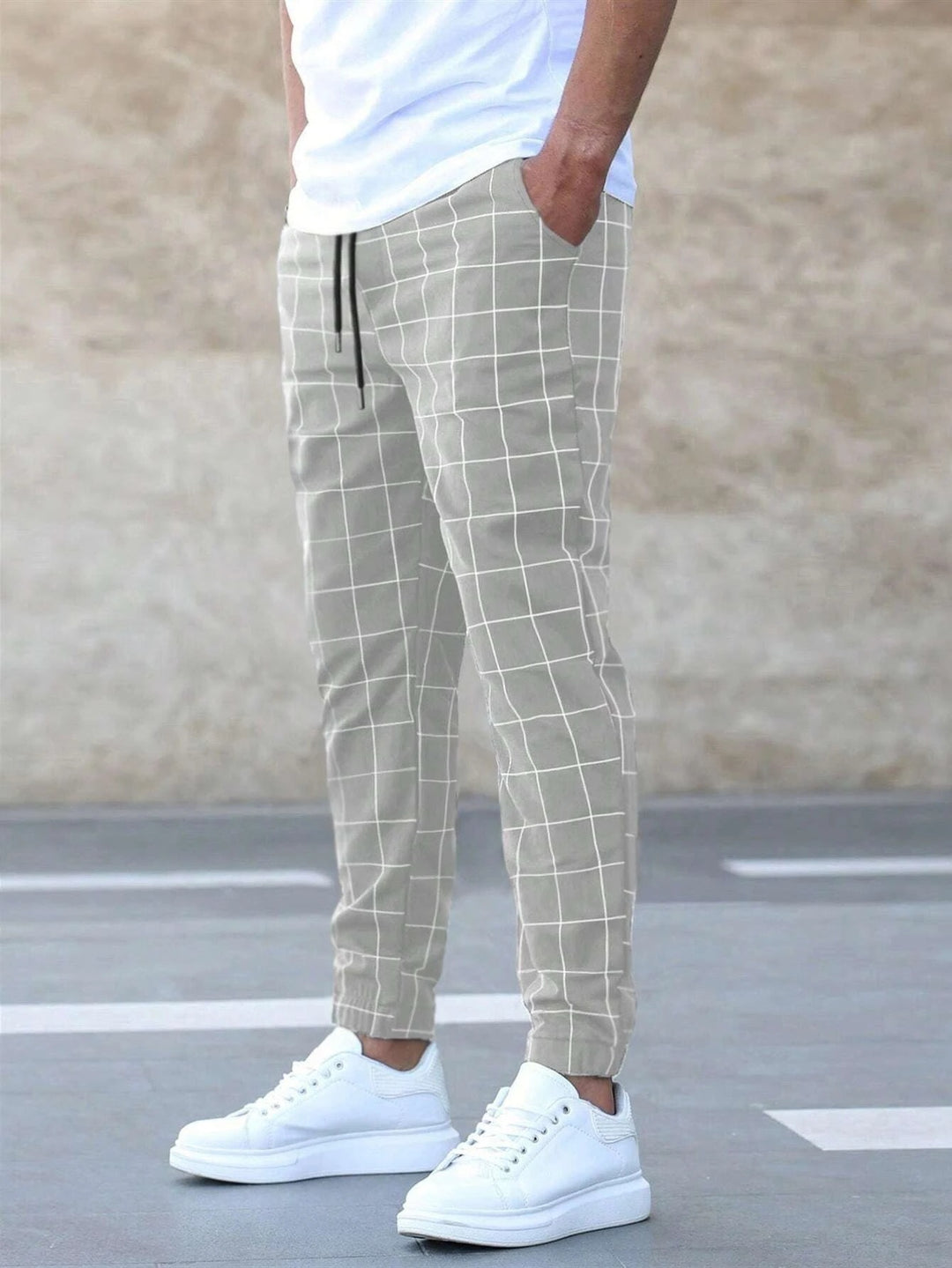 Rovan™ – Relaxed Fit Plaid Trousers