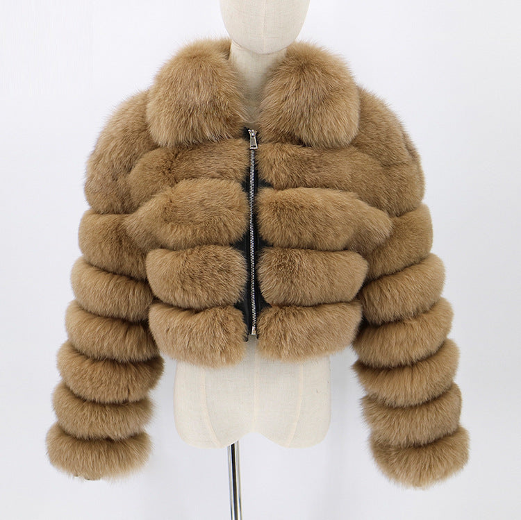 Fiorenze™ | Luxe Real Fox Fur Winter Coat