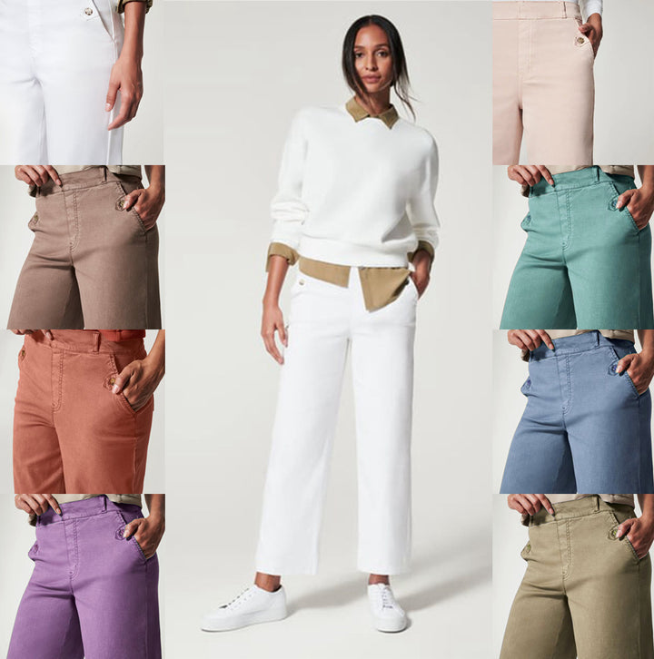 FlexForm® Stretch Twill Cropped Pants