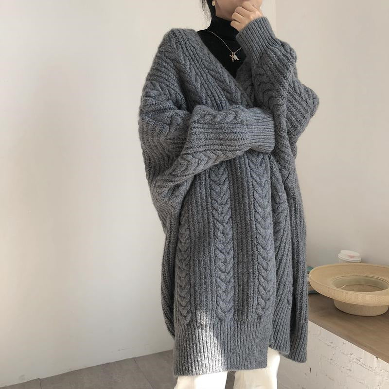 BraidLoom™ – Lux Twist Knit Cardigan for Women