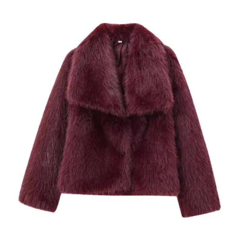 Calistra™ – Women’s Cozy Plush Overcoat