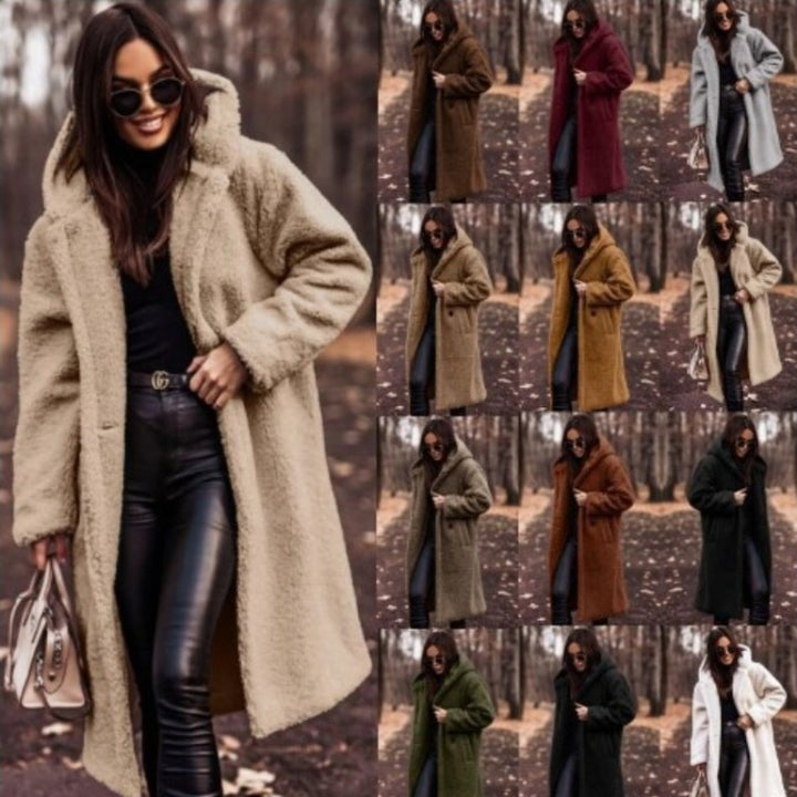 Emberelle™ – Plush Woman Teddy Long Coat