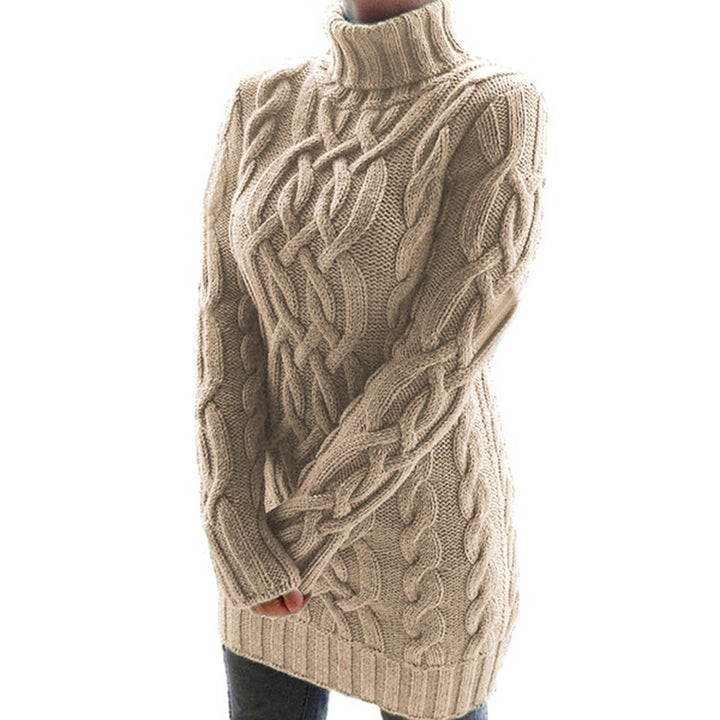 Viktoria™ Women's Double Lapel Winter Sweater Dress