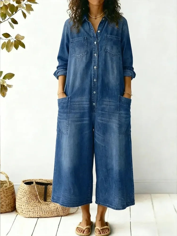 Anviera™ – Modern Muse Jumpsuit Jeans For Woman